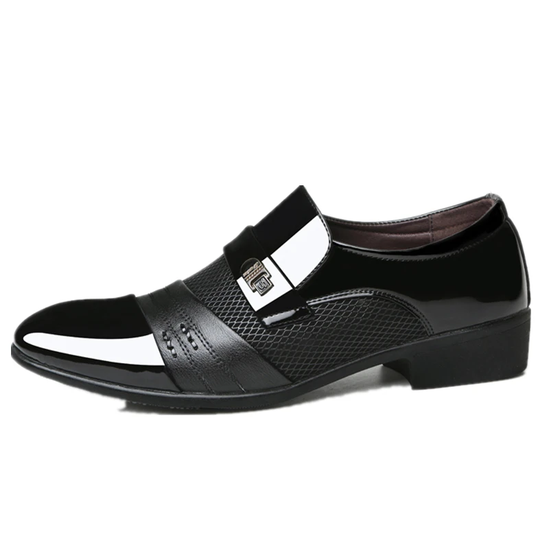 Vara Barbati Pantofi Rochie Plus Dimensiune Bărbați Formale Plat Pantofi Maro Negru Respirabil Aluneca pe Oamenii de Afaceri Office Shoes Plus Dimensiune 38-48
