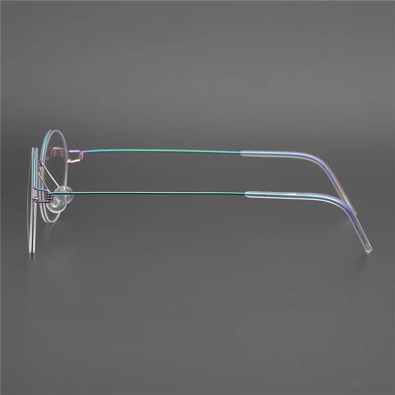 Danemarca Ochelari de Marca realizate manual rama de ochelari Retro Titan Rotund ochelari rama de ochelari miopie Oculos de grau Ochelari de Glen