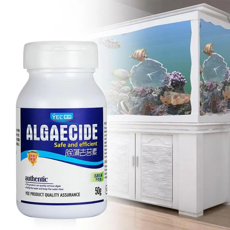 Alge de ștergere de praf Acvariu Algicid Acvatic Alge Control Alge Detergent de Purificare a Apei rezervor de Pește elimină moss curat