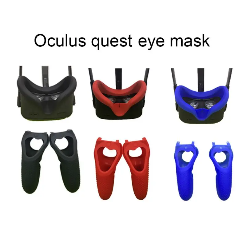 De protecție VR Silicon Prindere Capac Fata Capac Pad Pentru Oculus Quest / Rift S Masca de Ochi Protector