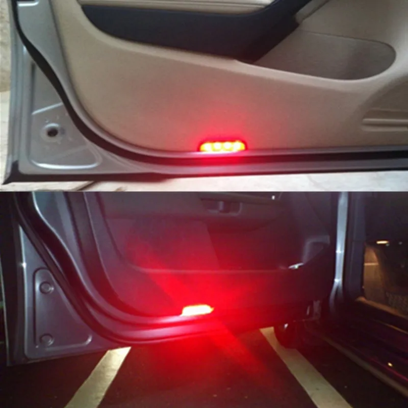 2 buc 3D LED Portiera bun venit lumina pe Sub Ușă, Lumina de Avertizare Pentru VW Golf 5-7 Passat B5-7 GTI Touran Jetta MK5 MK6 CC