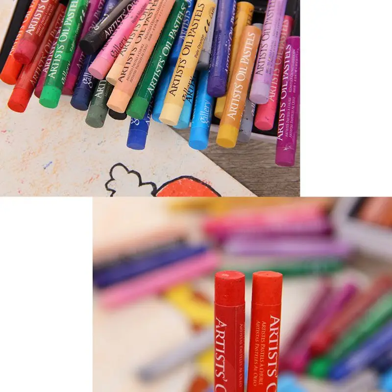 48 Culori Ulei Pastel pentru Artist Student Graffiti Pastelate Pictura Desen Stilou Școala de Papetarie