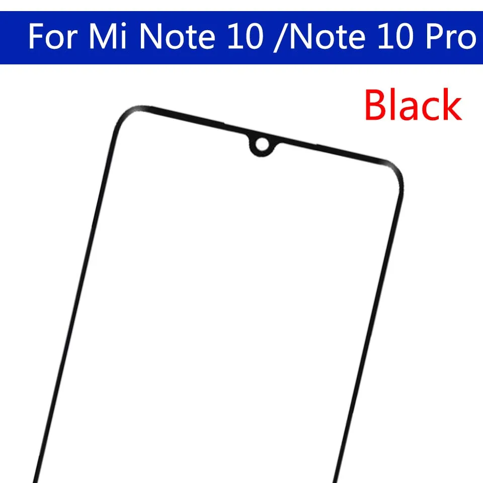 Exterior Ecran Pentru Xiaomi Mi Nota Pro 10 Nota 10 Fata Panou Tactil LCD Display Sticla Capac Obiectiv de Reparare Inlocuire