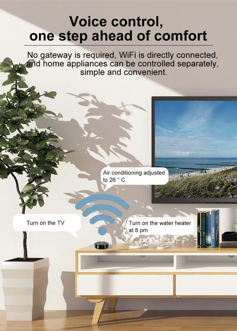 Tuya wifi RF IR universal control de la distanță de sprijin gazdă RF433 Infraroșu TV, aer conditionat, set-top box alexa Amazon, google acasa