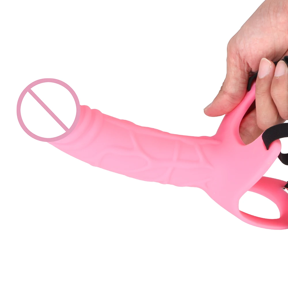 IKOKY Realist Ham Centura 4cm Curea Realiste Penis artificial Jucarii Sexuale pentru Cuplurile de Homosexuali Penis Sleeve Marire Gol Penis artificial Pantaloni