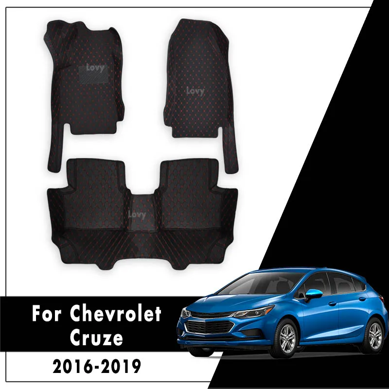 Personalizat picior Tampoane de automobile covor huse auto Floorliner piele Auto Covorase Pentru Chevrolet Cruze MK2 2016 2017 2018 2019