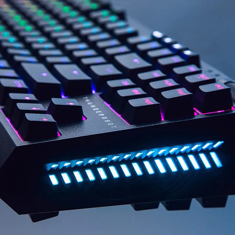 RGB cu iluminare de fundal Tastatură Mecanică de Gaming 92 Chei Dublu Taste Magnetic Încheietura Restul Calculator Gamer de Tip C Cablu cu Comutatorul TR