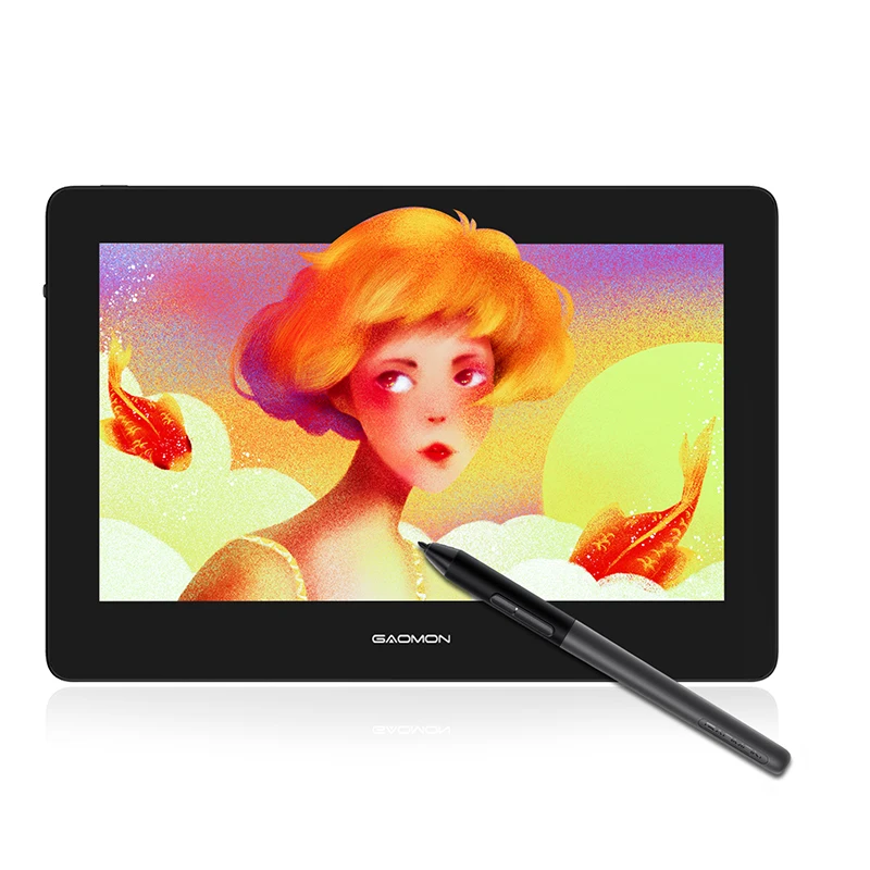 GAOMON PD1320 13.3-Inch Digital Tabletă Grafică Monitor Full Laminat HD 86% NTSC Color Gamut Ecran pentru Desen si Pictura