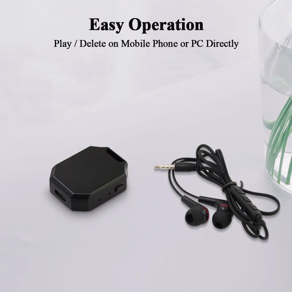 Fierbinte Micro Reportofon 4G 8G 16G Digital Audio Voice Activat Player Bug 28 ore de Înregistrare Continuă Ușor Ascu Dispozitiv