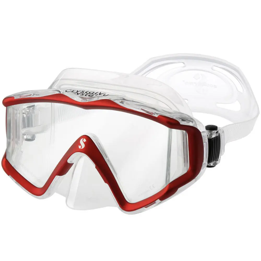 Scubapro Cristal Vu original cu unghi larg de scufundări masca pentru scufundări liber, scufundări, snorkeling, înot