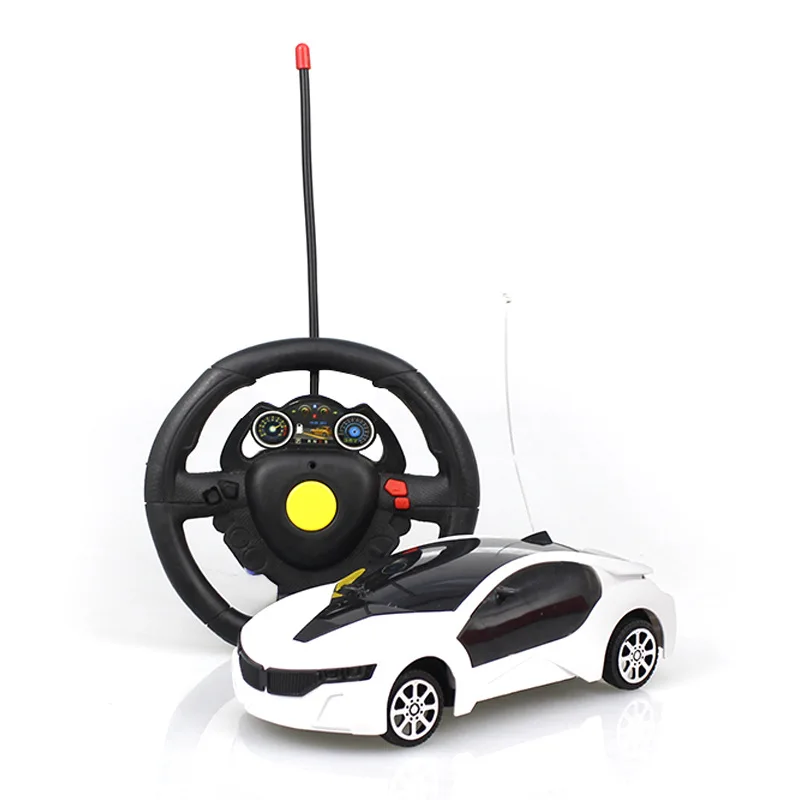 Noua Telecomanda Wireless Auto Copii Electrice de Control de la Distanță Jucărie Model de Masina Doi Trece cu Lumină Mașină de Jucărie Cutie de Cadou