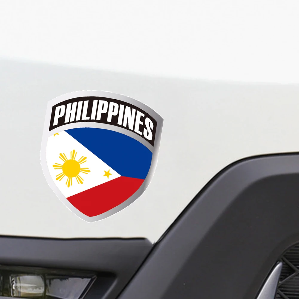 Filipine Pavilion Scut Autocolant Auto Motociclete Fereastra Decalcomanii Personalizate, Accesorii Decor