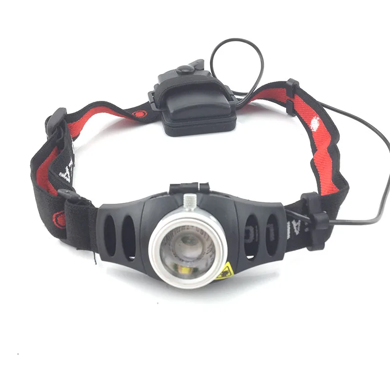 Zoom Reglabil Mini LED Faruri Far Baterie AAA Lanterna Lanterna Lumina farului se Concentreze Lanterna Bicicleta Fashing de Vânătoare