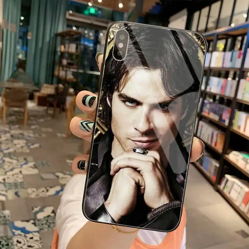 The Vampire Diaries Stefan Damon Salvatore Telefon Capacul din Sticla Temperata Pentru iPhone 11 XR Pro XS MAX 8 X 7 6S 6 Plus SE 2020