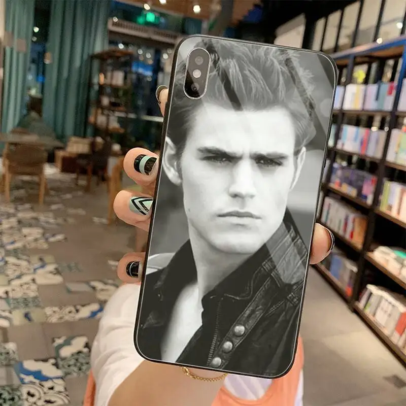 The Vampire Diaries Stefan Damon Salvatore Telefon Capacul din Sticla Temperata Pentru iPhone 11 XR Pro XS MAX 8 X 7 6S 6 Plus SE 2020