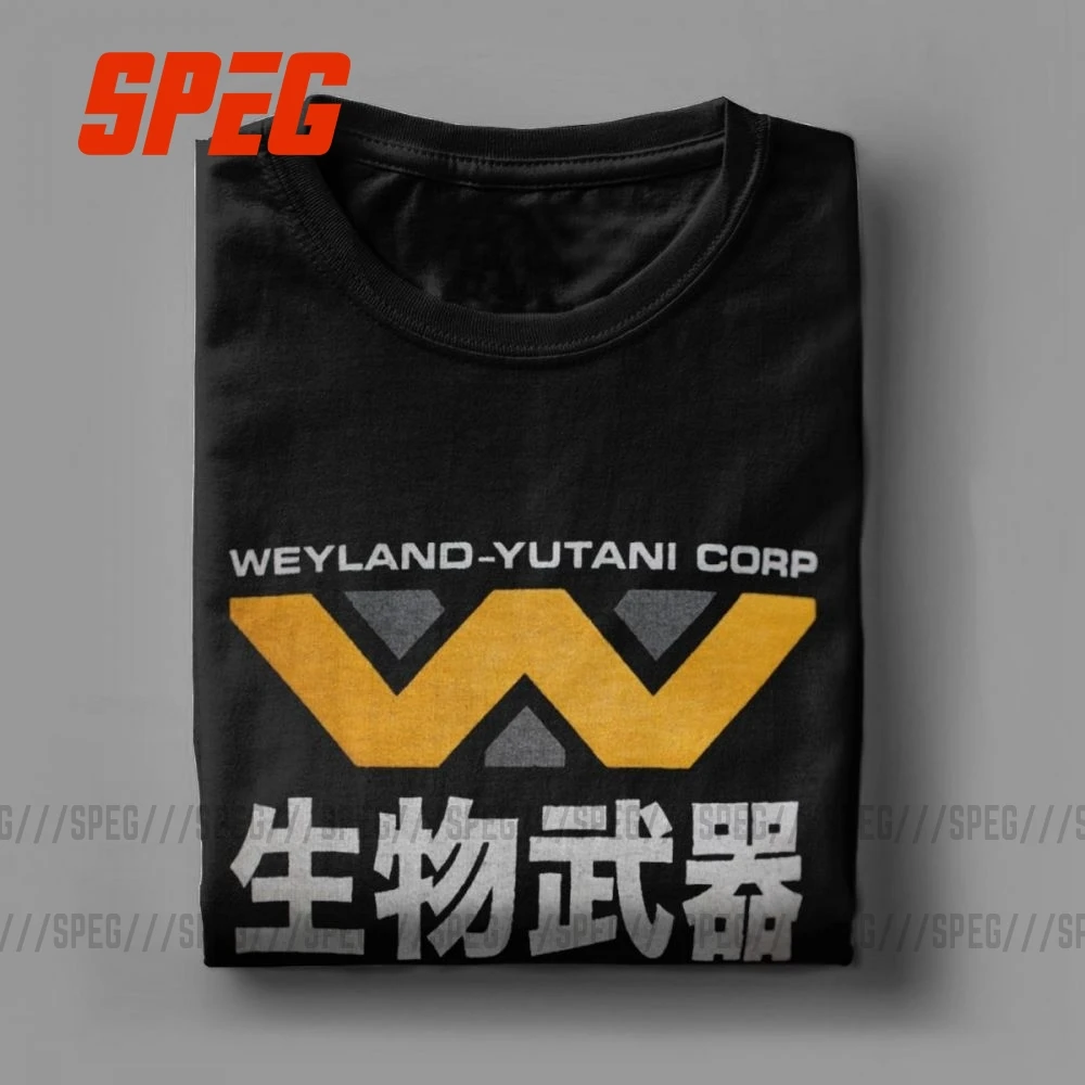 Men ' s T-Shirt Străin Prometeu Weyland Yutani Corporation Amuzant Bumbac Tricou Maneca Scurta WYLND YTN tricouri Topuri Plus Dimensiune
