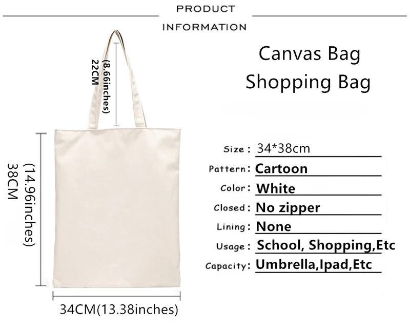 Hunter x Hunter geantă de cumpărături alimentar geantă de mână bumbac bolsa cumparator geanta shopper sacola boodschappentas personalizate