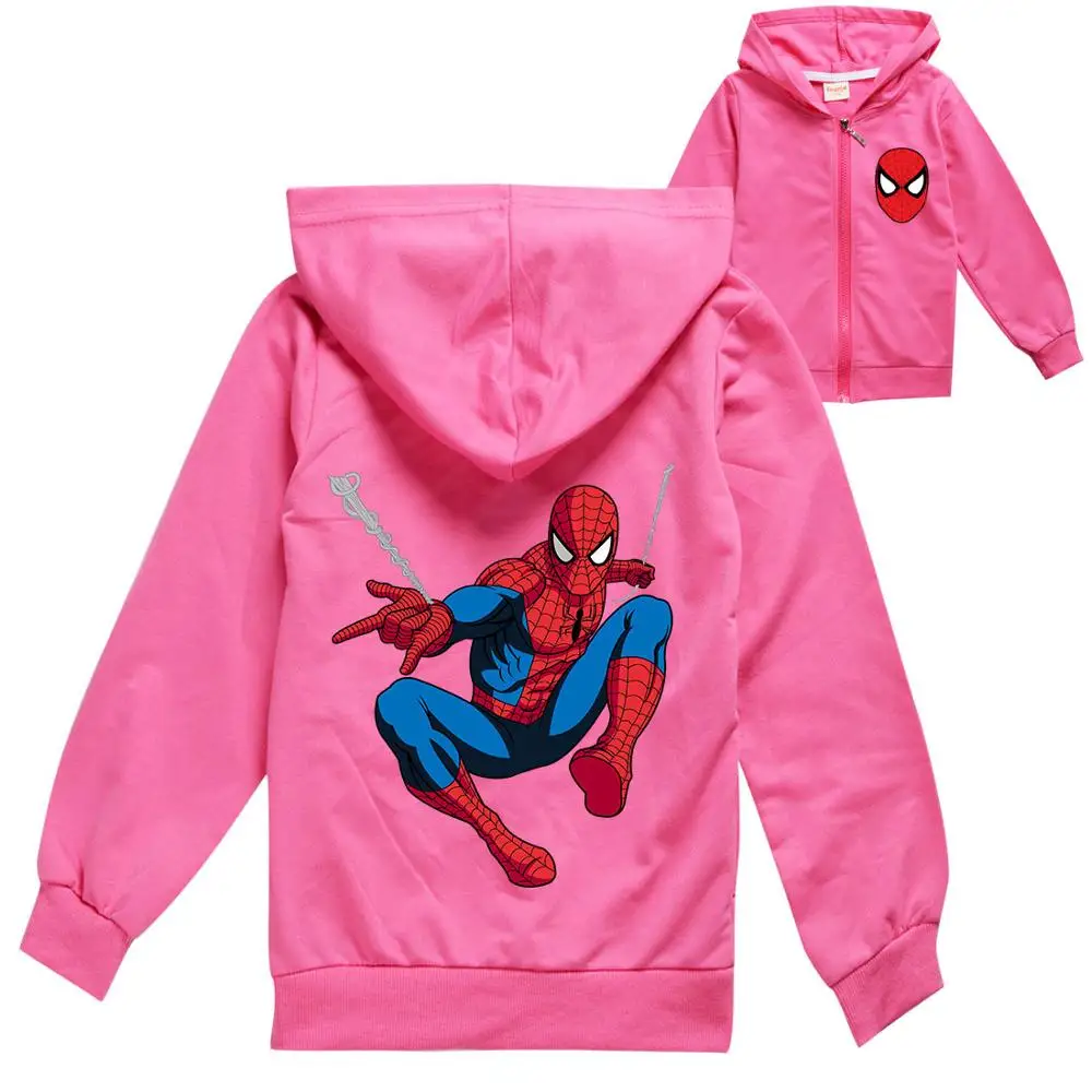 Disney Primavara Toamna Desene Animate Spiderman Strat De Imprimare Copii Jachete Hanorac Baieti Copii Jacheta Haina Copil Uza De Îmbrăcăminte