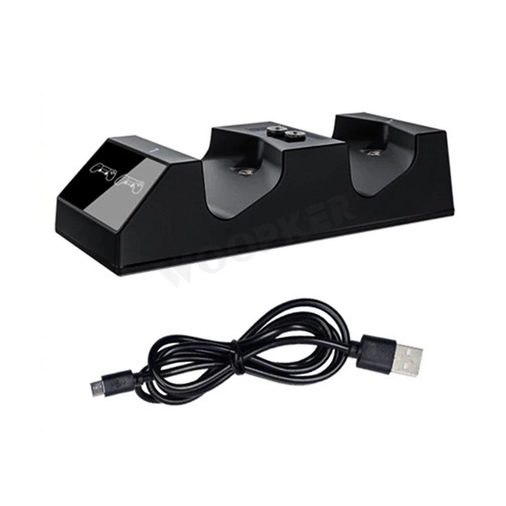 Pentru PS4 Controler Încărcător USB Dock de Încărcare cu LED-uri pentru PlayStation 4 Pro/Slim Gamepad-uri se Ocupe de Încărcătoare