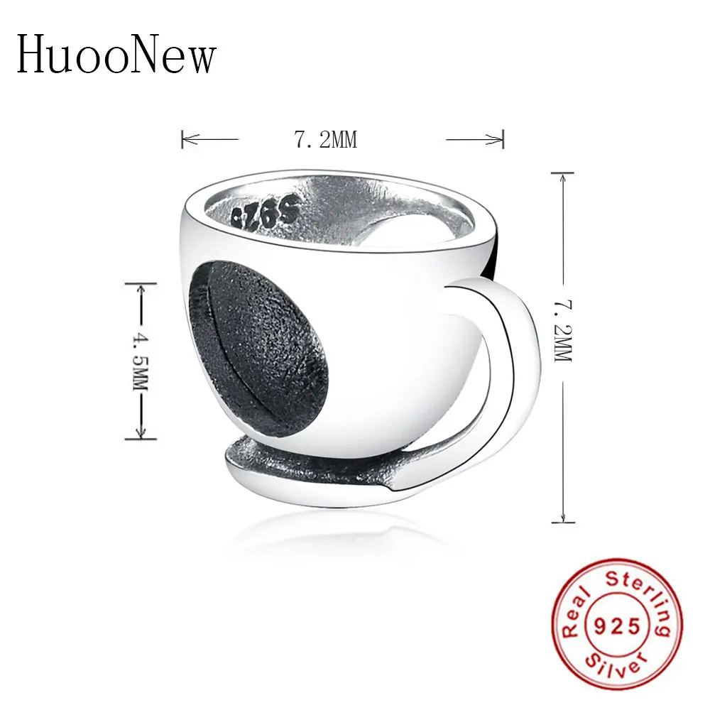 Ceașcă De Cafea Margele Pulseras Argint 925 Bijuterii Brățări Original Se Potrivesc Farmece 2019 Primăvară Nouă Brățară Cadou Berloque