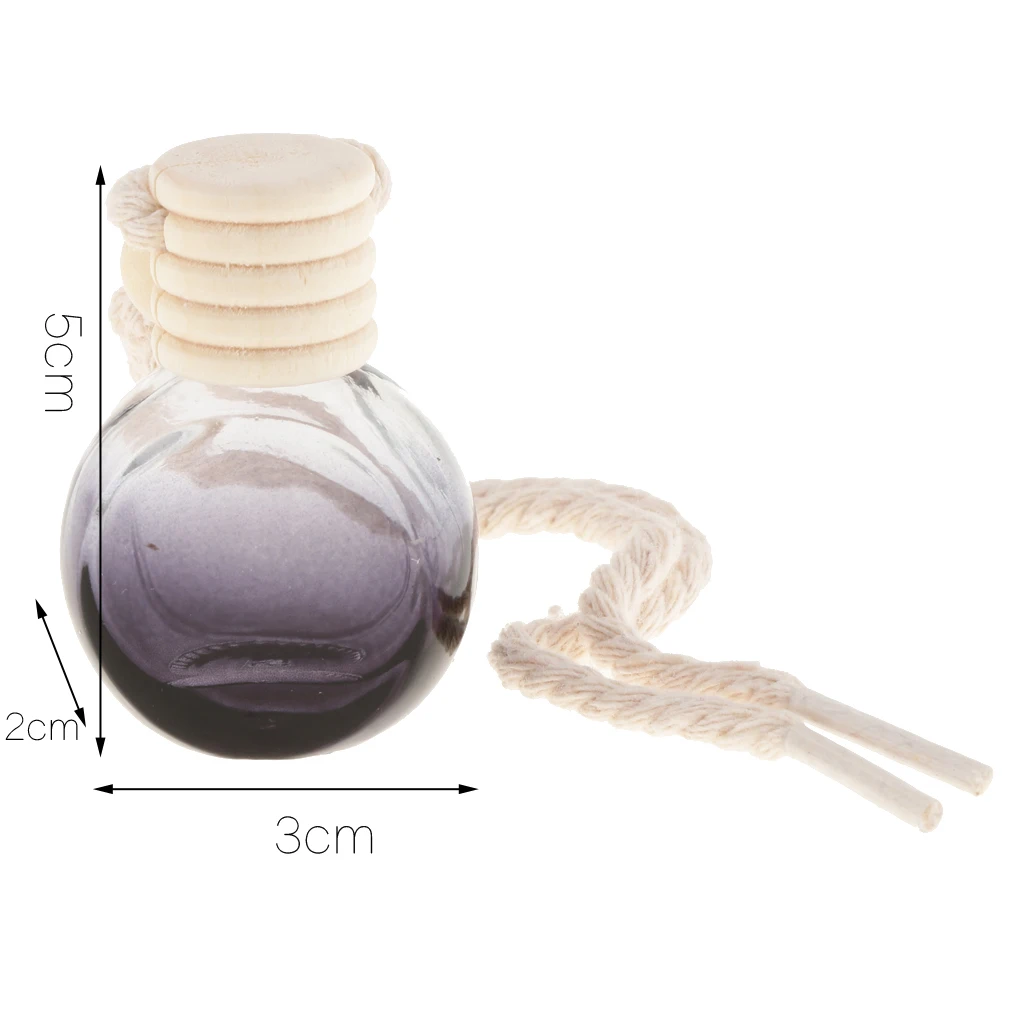 50pcs 10ml Mașină de Sticlă Sticla de Parfum Odorizant Agatat Ornament Decorativ Parfum Pandantiv pentru Uleiuri Esențiale pentru Biroul de Acasă