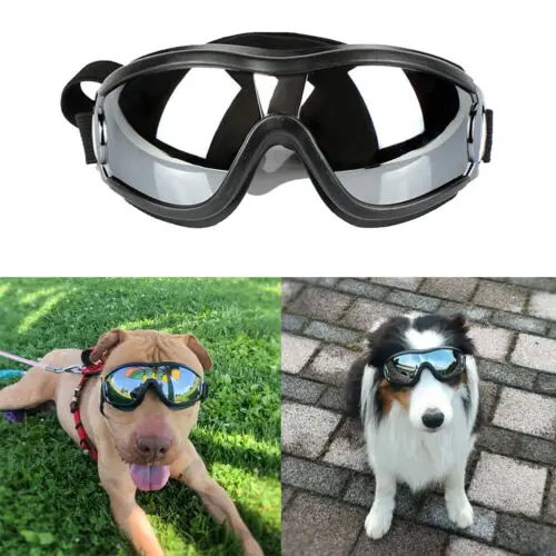 Moda Câine de Companie Solid de Protecție Motocicleta Ochelari de protectie UV ochelari de Soare Pentru Câini de talie Mare Uzura