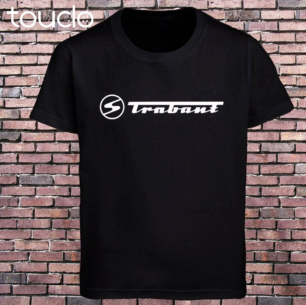 Moda T-Shirt pentru Bărbați Trabant Masini Logo Negru Tricou Gri Barbati Tee Marimea S-3XL casual tee