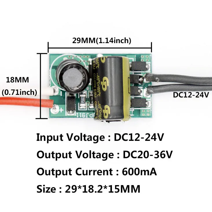 Driver LED 3X3W 3X4W o putere de 10W, 12W DC12-24V Pentru LED de Alimentare de Curent Constant de Tensiune Lumină de Control Transformatoare Pentru Lumini cu LED-uri