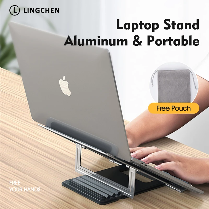 LINGCHEN Laptop Suportul Pentru MacBook Air Notebook din Aliaj de Aluminiu Reglabil Suport pentru Laptop Notebook Holder Suport Pentru Dell