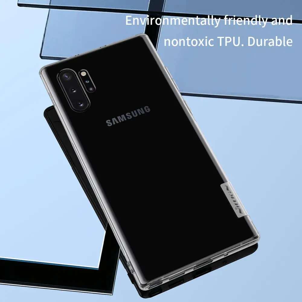 Pentru Samsung Galaxy Note 10 10+ 5G NILLKIN Nature TPU Ultra Subtire Transparent, Clar Moale Înapoi Caz Acoperire Pentru Samsung Nota 10 plus