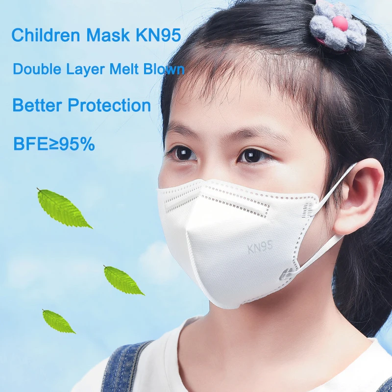 10-200 Buc KN95 Copil Mască FFP2 Copii Măști Anti-Praf maske 5 Straturi Filtru Reutilizabil Mască de Protecție, masca Mascarillas
