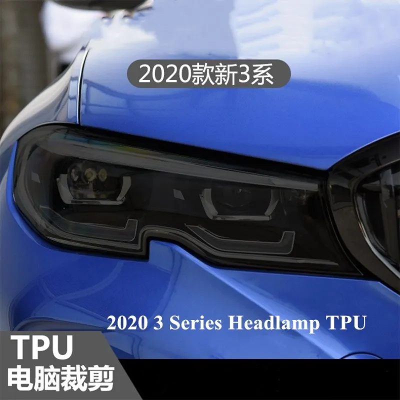 Auto Styling negru Transparent TPU Restaurare de Protecție Autocolant Auto Faruri Folie Protectoare Pentru BMW Seria 3 G20 G28 2019