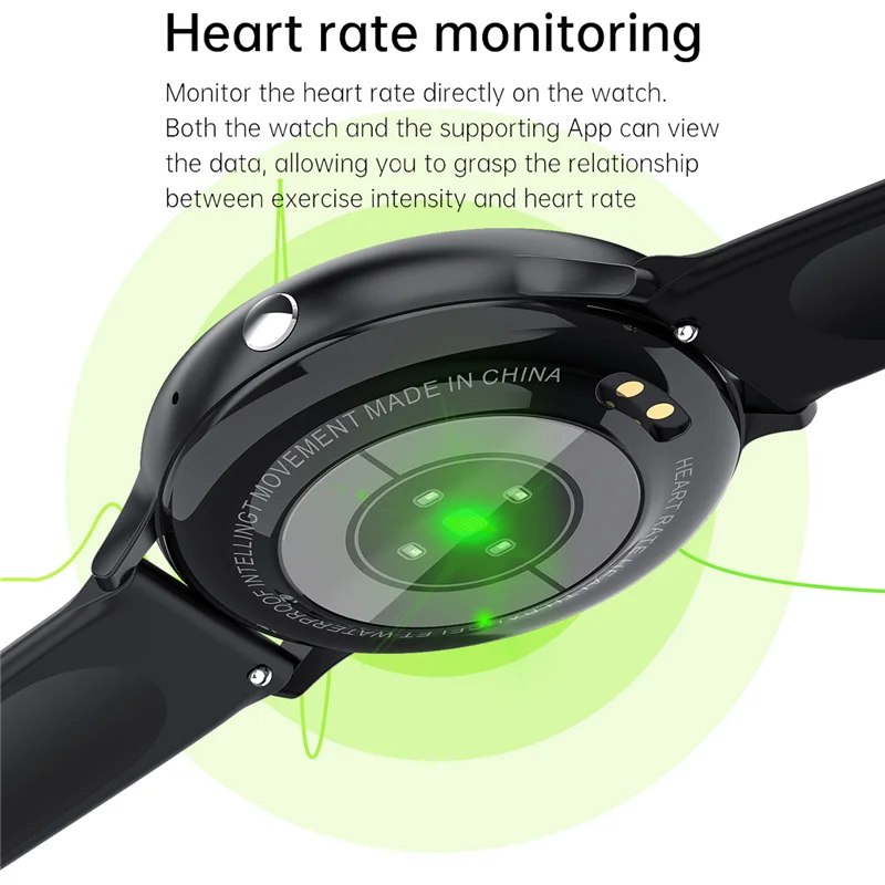 2020 ceas Inteligent Pentru barbati este Potrivit Pentru Android, IOS, telefon mobil rata de inima IP68 impermeabil ecran tactil Complet de Lux Smartwatch