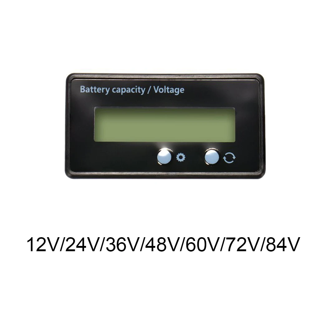 12V-84V LCD Auto Plumb-Acid de Plumb Litiu Nivelul de Încărcare a Bateriei Indicator de Capacitate Metru Tester Digital cu LED-uri Voltmetru de Afișare