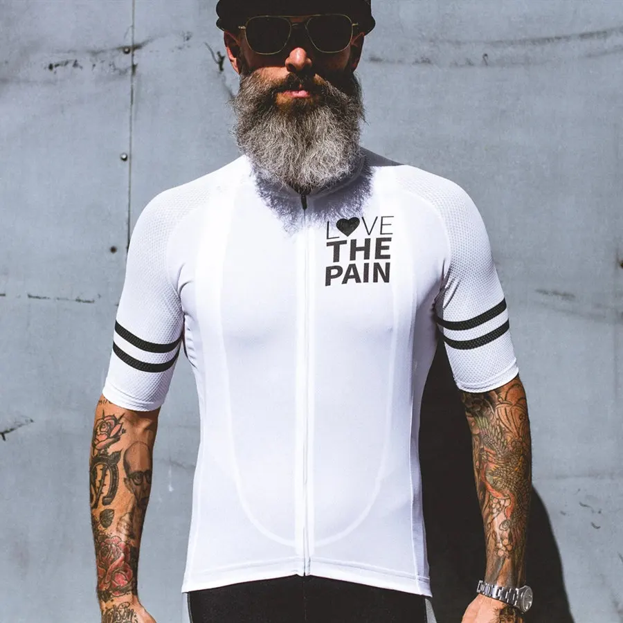 Iubesc Durerea Ciclism Jersey Om de Vară Bicicleta Îmbrăcăminte Rapid-Uscat Curse de MTB Biciclete Haine Uniformă Breathale Ciclism de Îmbrăcăminte