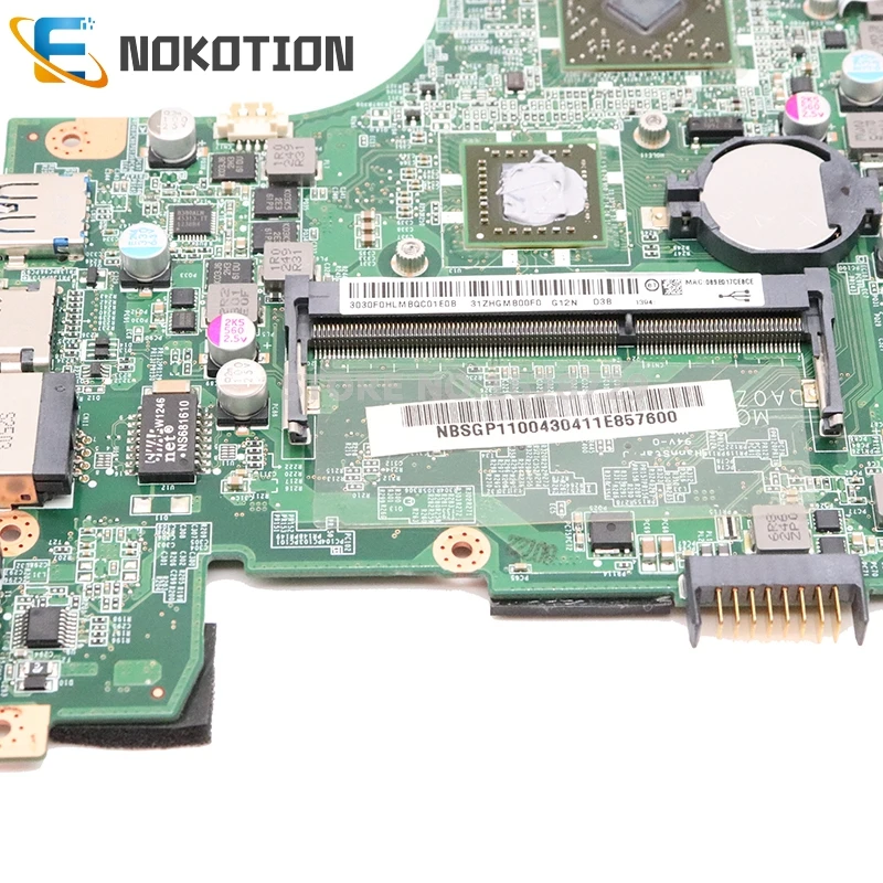 NOKOTION Pentru Acer aspire one 725 V5-121 laptop placa de baza NBSGP11004 DA0ZHGMB6D0 NB.SGP11.004 PLACA de baza DDR3 test complet