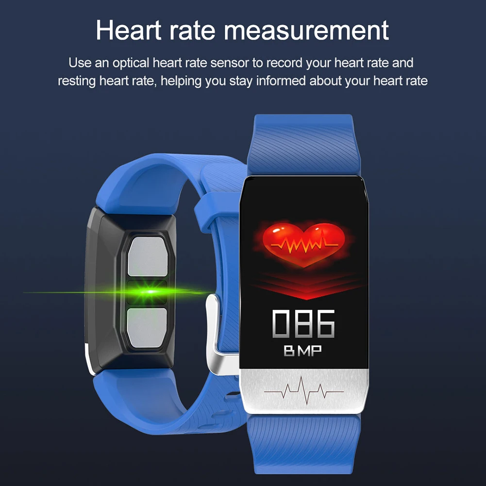 1.6 Inch Smart Bratara Band Tensiunii Arteriale Monitor De Ritm Cardiac Tracker De Fitness Brățară Inteligent Ceas Rezistent La Apa Bărbați Femei Copii