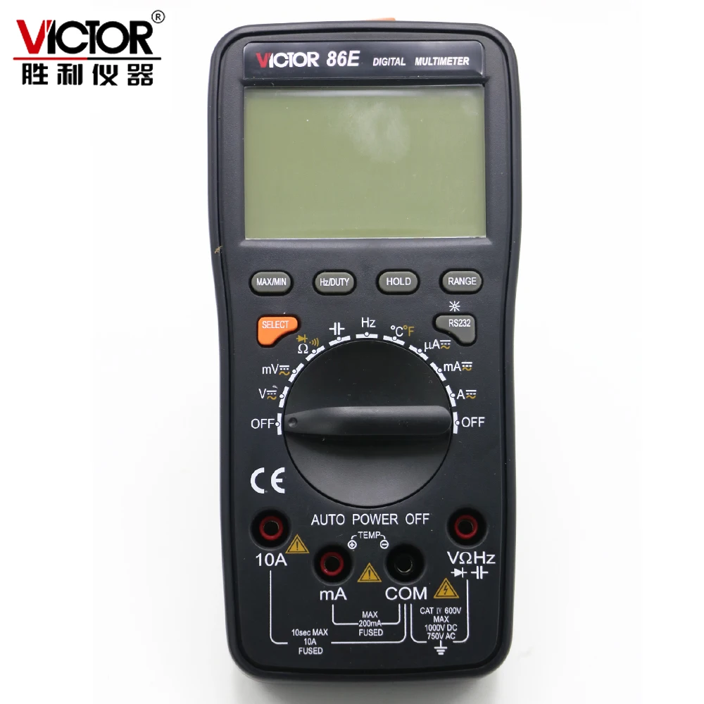 VICTOR VC86E 4 1/2 Cifre multimetru de Precizie frecvență capacitate de temperatură cu cablu USB upgrade VC97