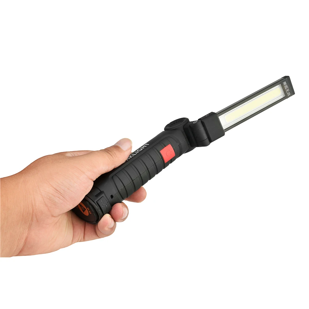 Portabil 5 Modul de COB lanterna Lanterna USB Reîncărcabilă LED Lumina de Lucru Magnetic COB Lanterna Agățat Lampa de Cort Built-in Baterie