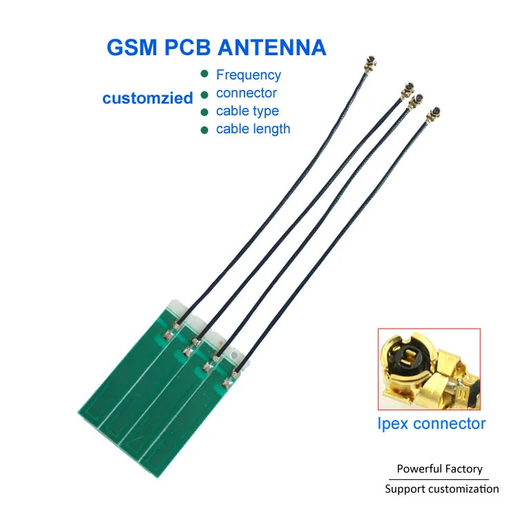 Mostră gratuită 3dbi Wireless Internă u.fl 3g GSM antena pcb cu 1.13 cablu 10 cm 20 cm 10BUC / lot
