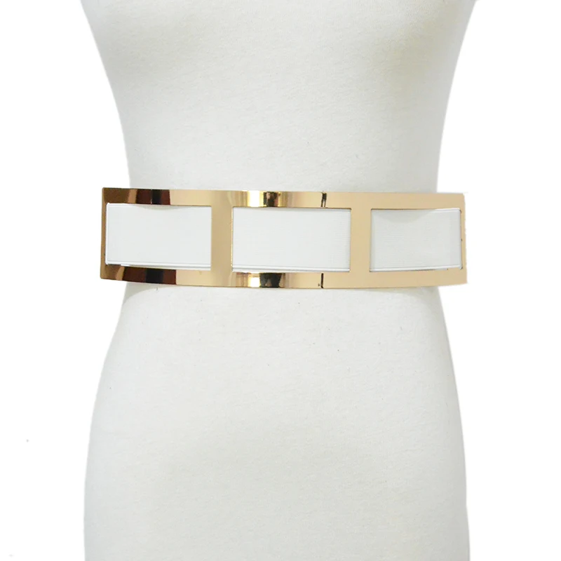Femeile larg elastic curea pentru rochie Neagra si Bej brâu de Lux de designer centura plus dimensiune bg-025
