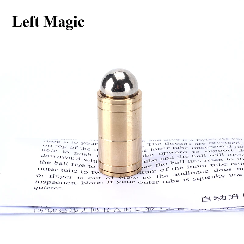 Mingea & Tub de Mister (Alamă) Close up Magic Trucuri Iluzii Pusti de Distracție Magic Balls se Ridică Cade Etapa Magie Magician Jucarii