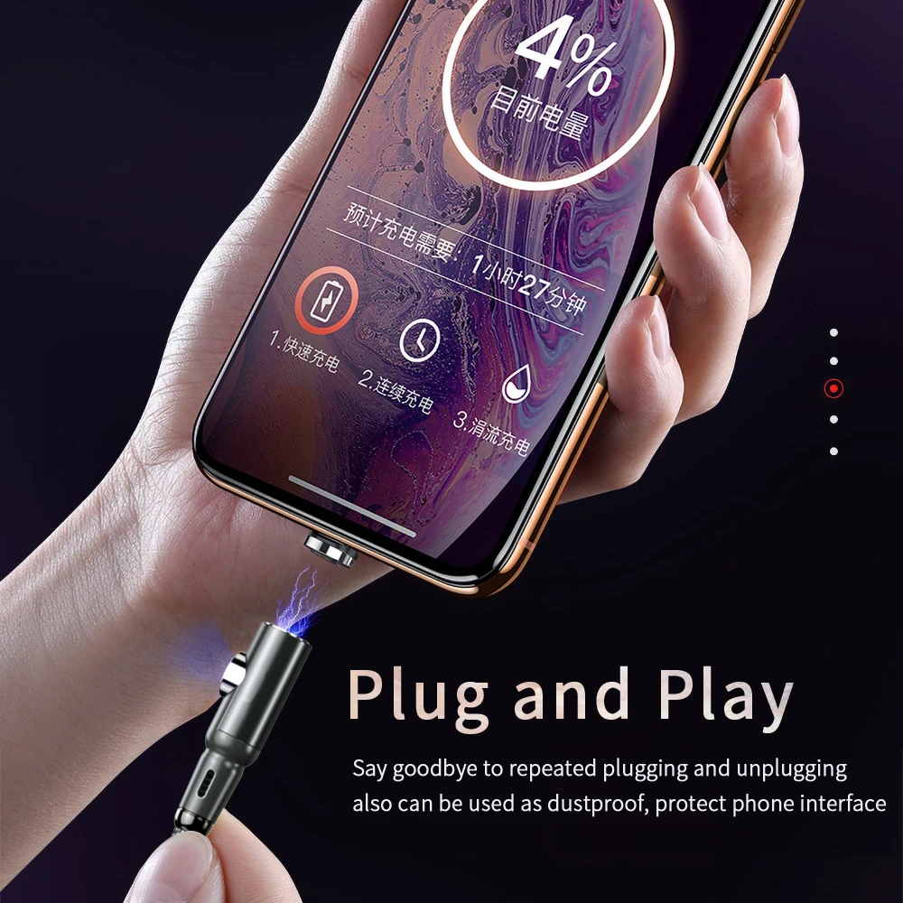 Magnetice de Tip C, Cablu Micro USB Pentru xiaomi iPhone Samsung Încărcare Rapidă Magnet Încărcător de Telefon Mobil Android Cablu Cablul de Sârmă