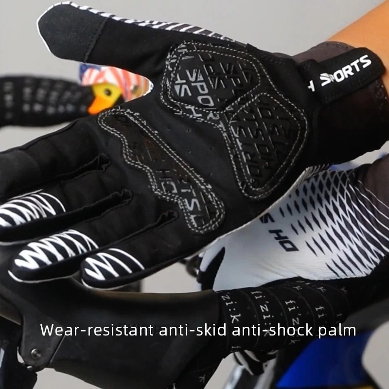 Noi Profesională Mănuși de Ciclism Bărbați Femei Full Finger Touch Screen Biciclete Mănuși MTB Sport Anti-Alunecare, rezistent la Șocuri Biciclete Mănuși
