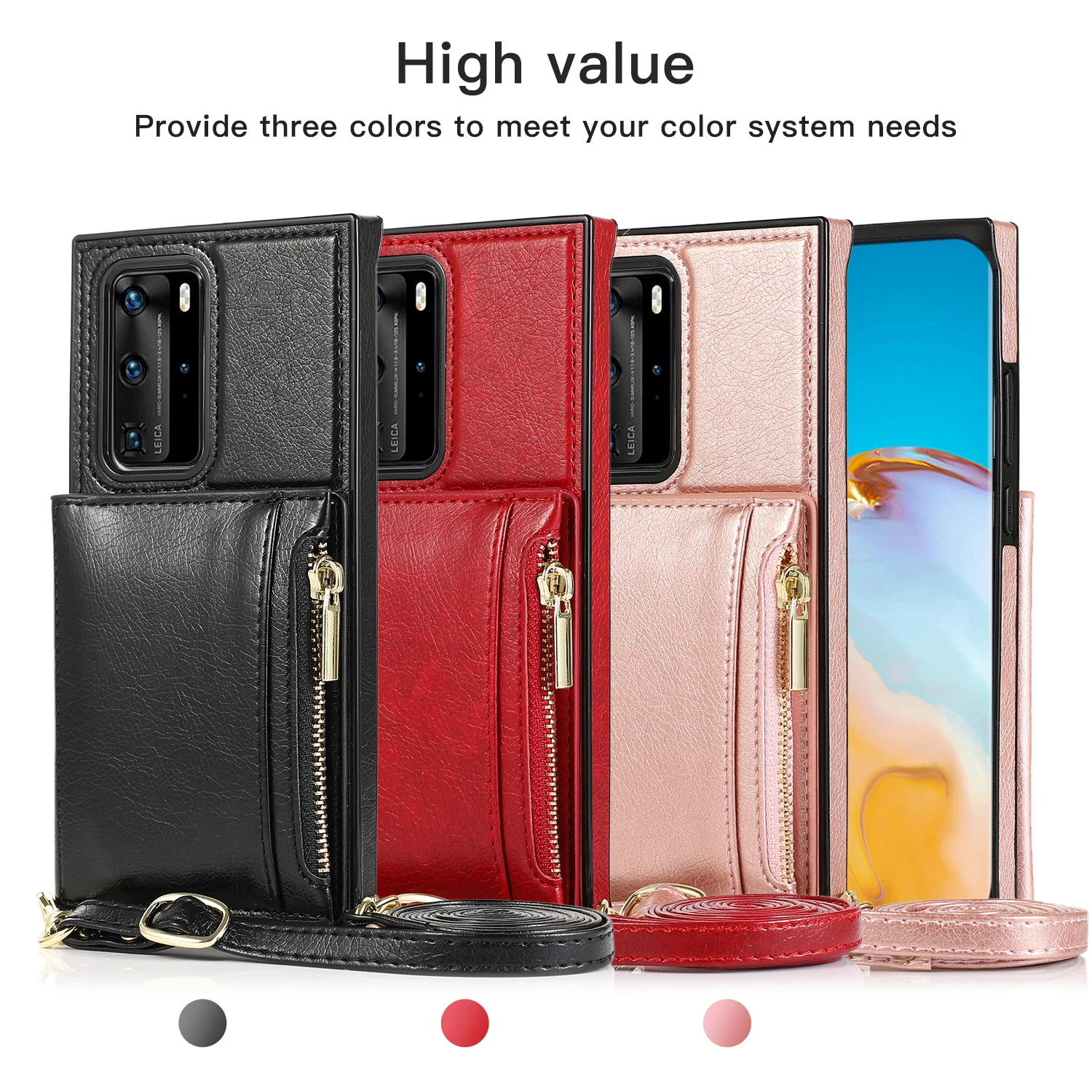 Ghiozdan Cazul în care Telefonul Pentru Huawei P40 P30 Lite Pro Plus Slot pentru Card Pungă Portofel din Piele Acoperi Caz Pentru Huawei Mate 30 20 Lite Pro