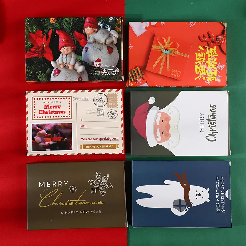 120pcs Crăciun cărți Poștale pentru Moș Crăciun Cadouri Creative de Papetărie Scris de Salut Cadouri cărți Poștale de Anul Nou Card