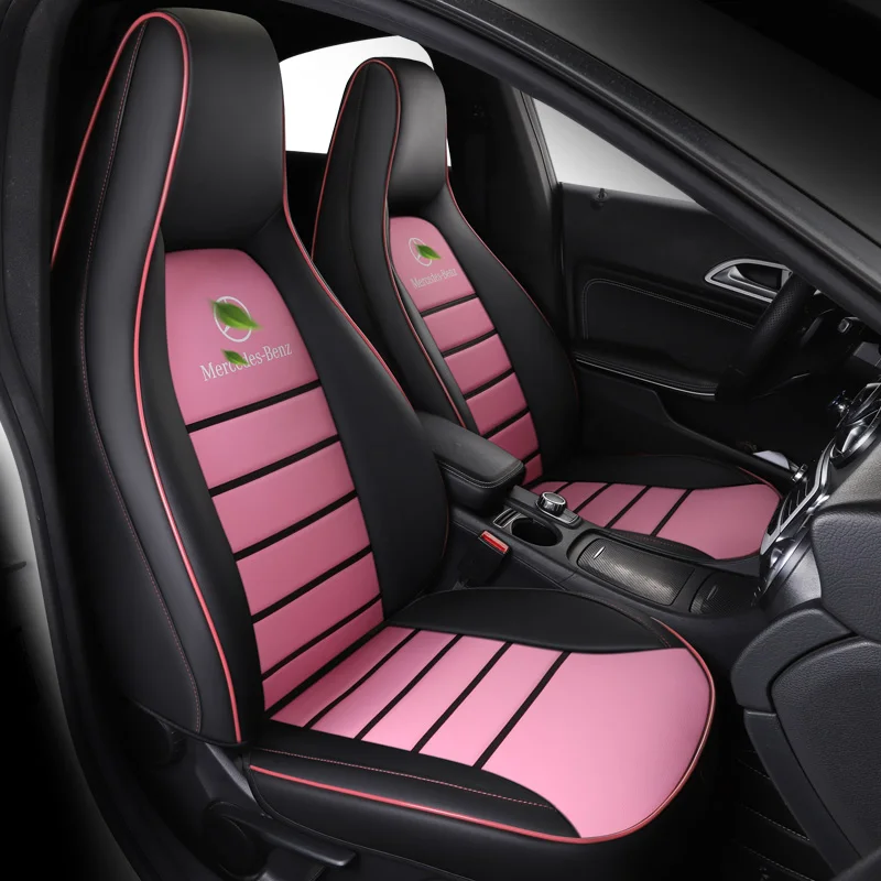 Custom Car Seat Cover Set pentru Mercedes Benz Gla CIA Benz A180 A200 A220 Gla200 Gla260 Cla200 Cla260 Huse Suto Perna