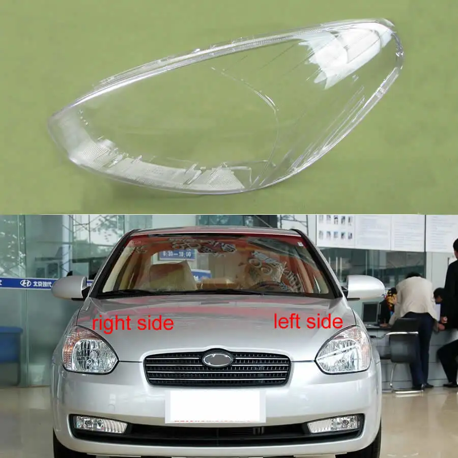 Pentru Hyundai Accent 2006 2007 2008 2009 Far Acoperi Shell Abajur Abajur Transparent Faruri Capac Obiectiv Lampa Masca
