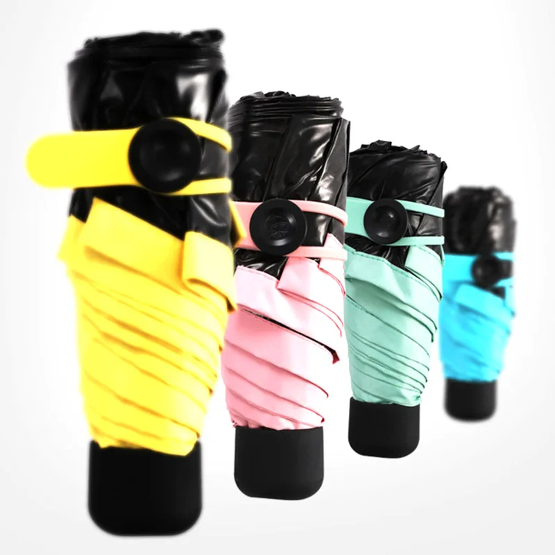 Mic Moda Pliere Umbrela Pentru Femei Cadouri Pentru Barbati Mini Umbrela de Buzunar Pentru Fete Dovada UV rezistent la apa Portabil-40
