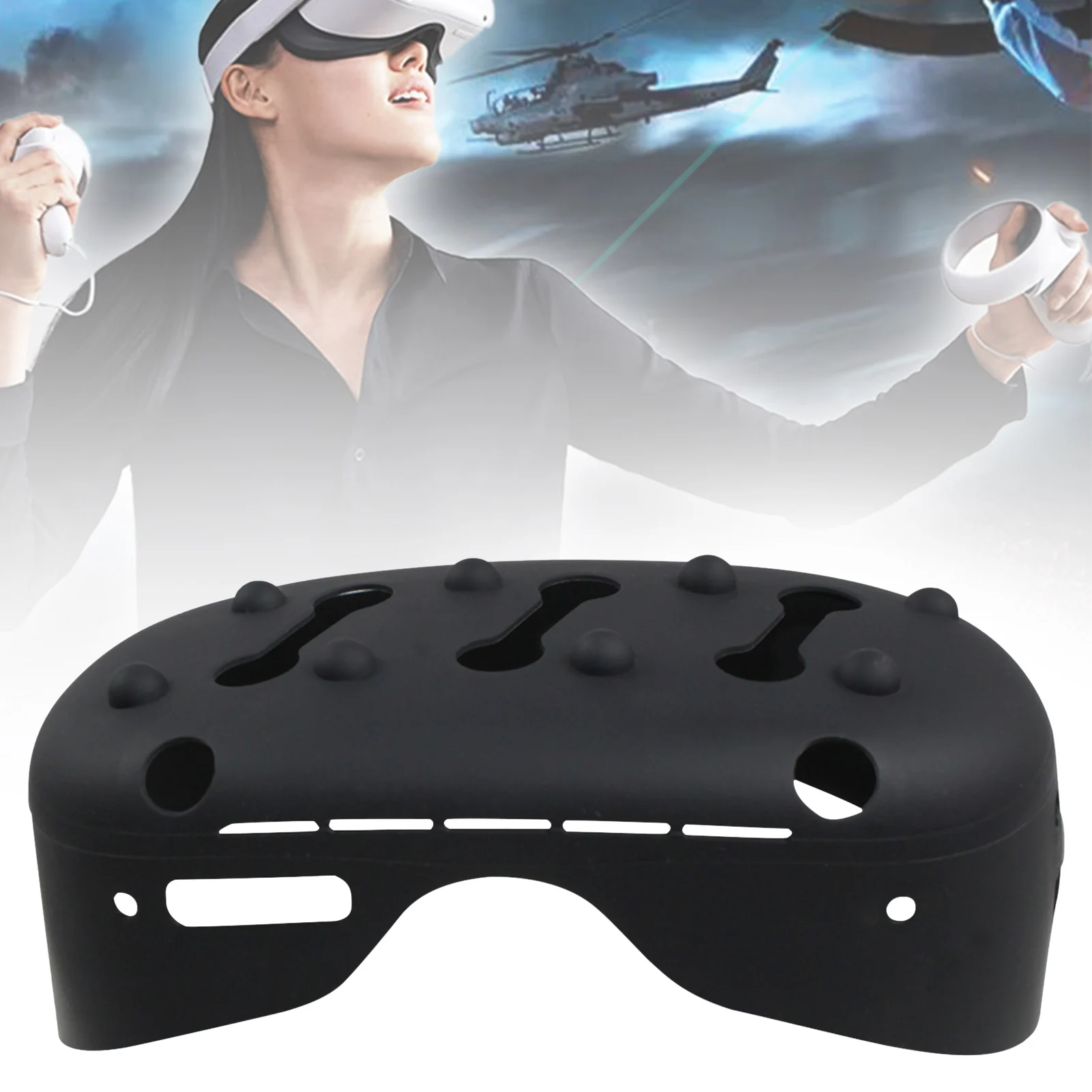 2021 Noua de Silicon Anti-zero VR Protecția Pielii Silicon Caz Acoperire Pentru -Oculus Quest 2 Shell Capac Protector Accesorii